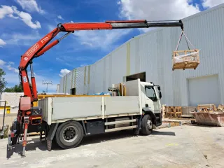 Transportes grúa elevación