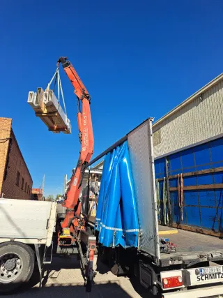 Transportes grúa elevación