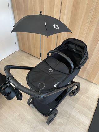 Carro Bugaboo Silla + Capazo Negro