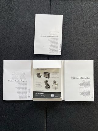 Carro Bugaboo Silla + Capazo Negro