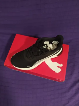 Zapatillas Puma Disperse Negras Blancas Nuevas