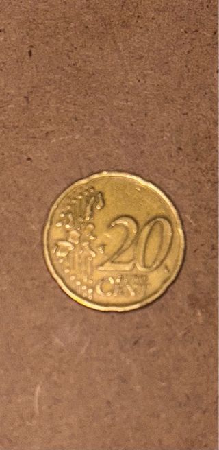 Moneda 20 céntimos Grecia 2002