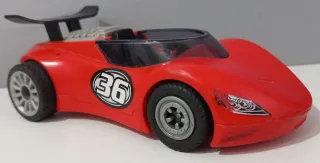 Coche de carreras rojo Playmobil
