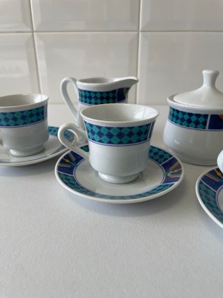 Juego de café de porcelana