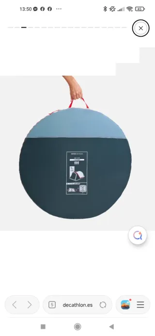 Tienda campaña Quechua 2 Seconds