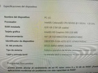 Ordenador LG All in One Blanco 22V270