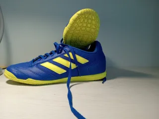 Zapatillas Fútbol Sala Adidas Azul/Amarillo