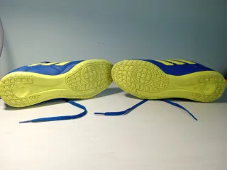 Zapatillas Fútbol Sala Adidas Azul/Amarillo