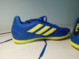 Zapatillas Fútbol Sala Adidas Azul/Amarillo