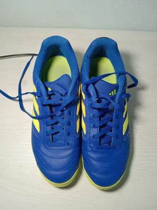 Zapatillas Fútbol Sala Adidas Azul/Amarillo