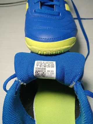 Zapatillas Fútbol Sala Adidas Azul/Amarillo