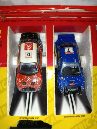 Scalextric 1000 Lagos Circuito Coches Efecto Nieve