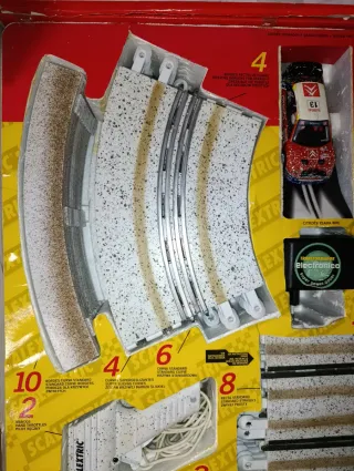 Scalextric 1000 Lagos Circuito Coches Efecto Nieve