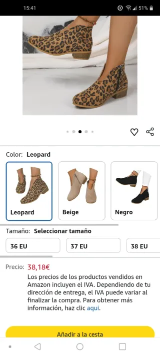 Zapatos Mujer Talla 41 Animal Print
