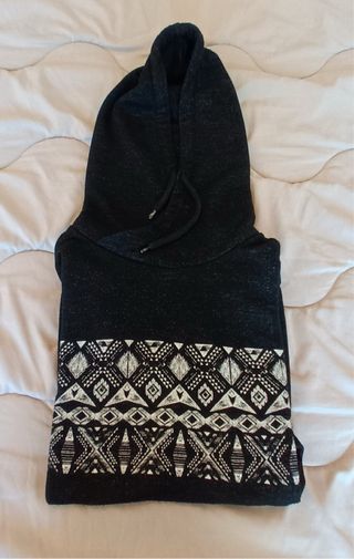 Sudadera Springfield Negra con Estampado