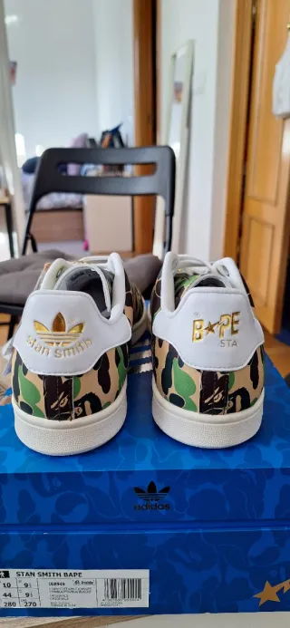 Adidas Stan Smith x BAPE Talla 44