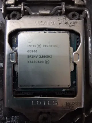 Lote piezas PC: Placa base, GPU, HDD, Fuente