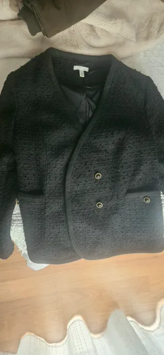 Americana de invierno negra