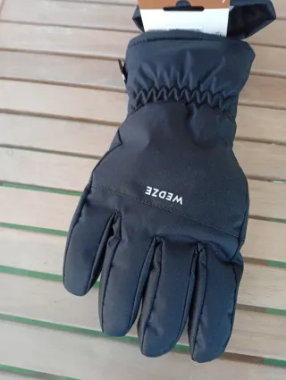 Guantes Wedze negros para frío