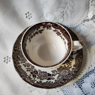 🇬🇧 Set tè Royal Worcester Palissy con Quaglie