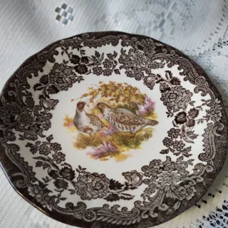 🇬🇧 Set tè Royal Worcester Palissy con Quaglie