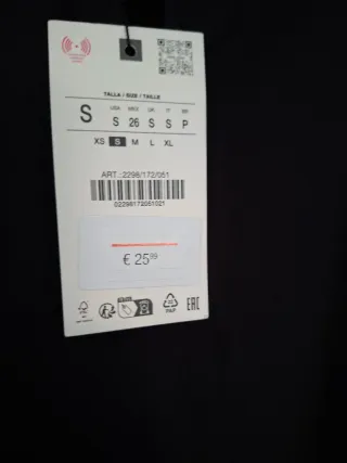 Vestido Zara Negro y Animal Print