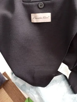 Chaqueta de entretiempo negra hombre
