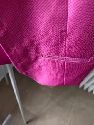 Chaleco de boda rosa y corbata