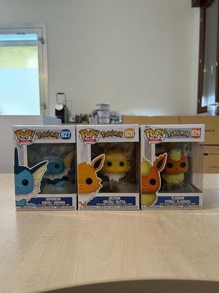 Funko Pop! Pokémon Vaporeon, Jolteon, Flareon
