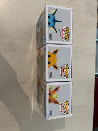 Funko Pop! Pokémon Vaporeon, Jolteon, Flareon