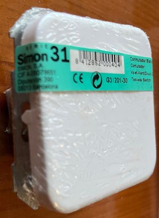 14x Interruptor Conmutador Simon 31 Blanco