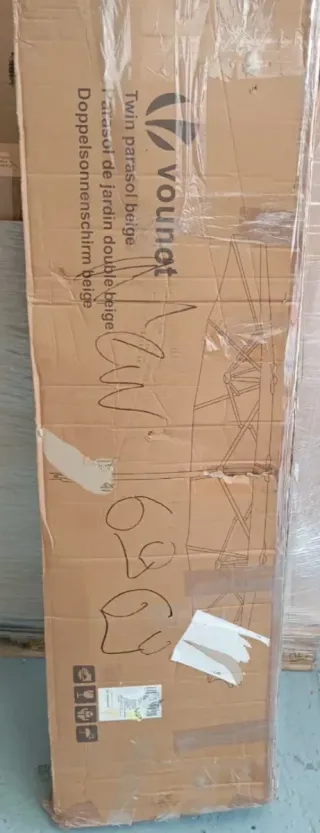 VOUNOT Sombrilla Parasol Rectangular