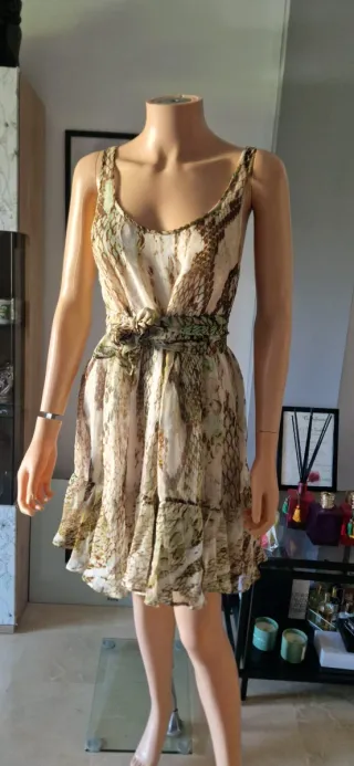 Vestido Just Cavalli estampado serpiente