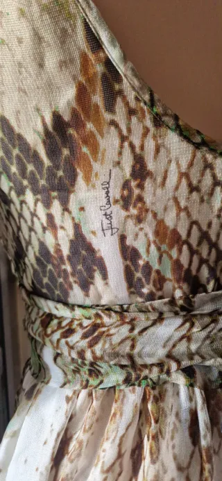 Vestido Just Cavalli estampado serpiente