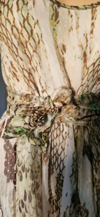 Vestido Just Cavalli estampado serpiente