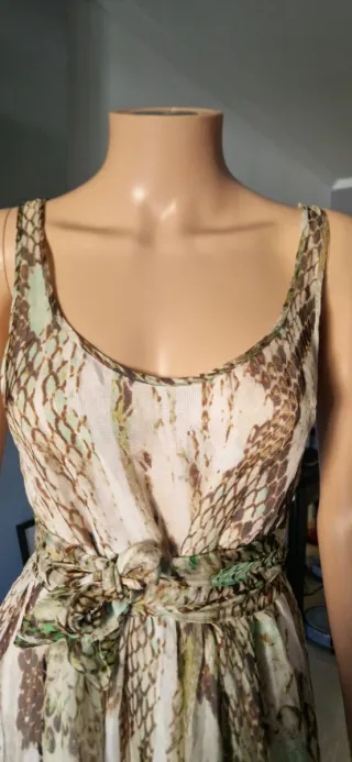 Vestido Just Cavalli estampado serpiente