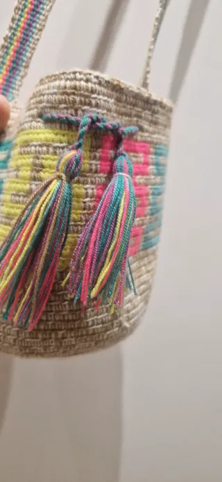 Bolso Wayuu Original Multicolor