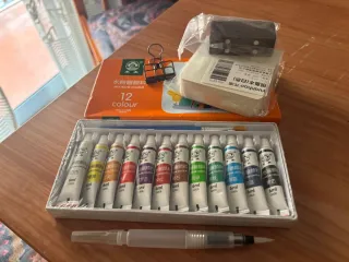 Set 12 Pinturas Acuarela 6ml