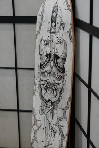 Skate Custom Hannya
