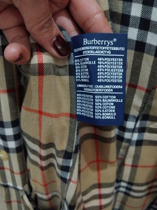 Gabardina Lujo Vintage Mujer Beige