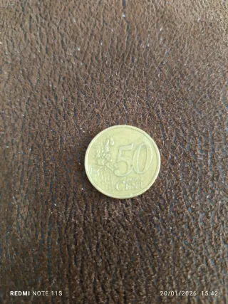 Moneda 50 Céntimos Euro