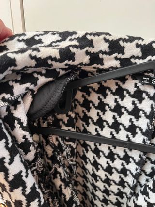 Traje blazer y falda pata de gallo