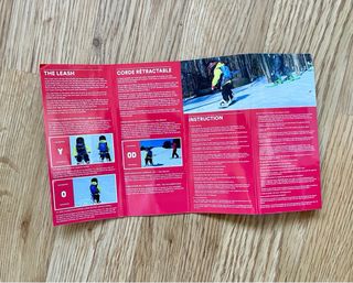 Mochila Seguridad Snowboard para peques.