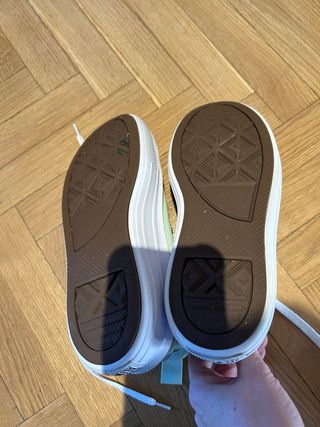 Converse Move Hi Plataforma Verde Niña