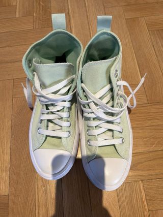 Converse Move Hi Plataforma Verde Niña