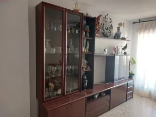 Armario Comedor Madera y Cristal