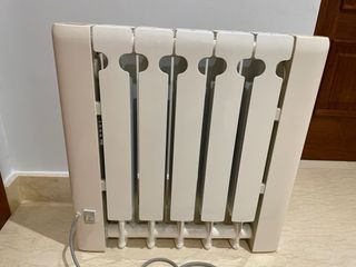 Radiador Eléctrico Beige/Blanco