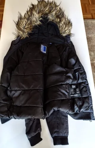 Cazadora niño Jack & Jones Azul con Capucha