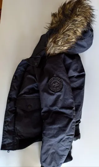 Cazadora niño Jack & Jones Azul con Capucha