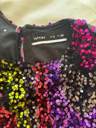 Top lentejuelas Lefties fiesta